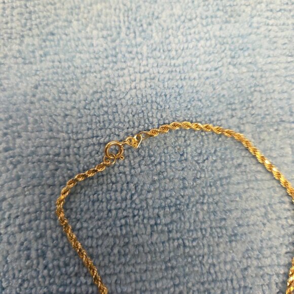 Authentic ORO 14K Solid Yellow Gold Bracelet Rope OR 1+ gram NOT SCRAP 6.8" - Picture 14 of 14